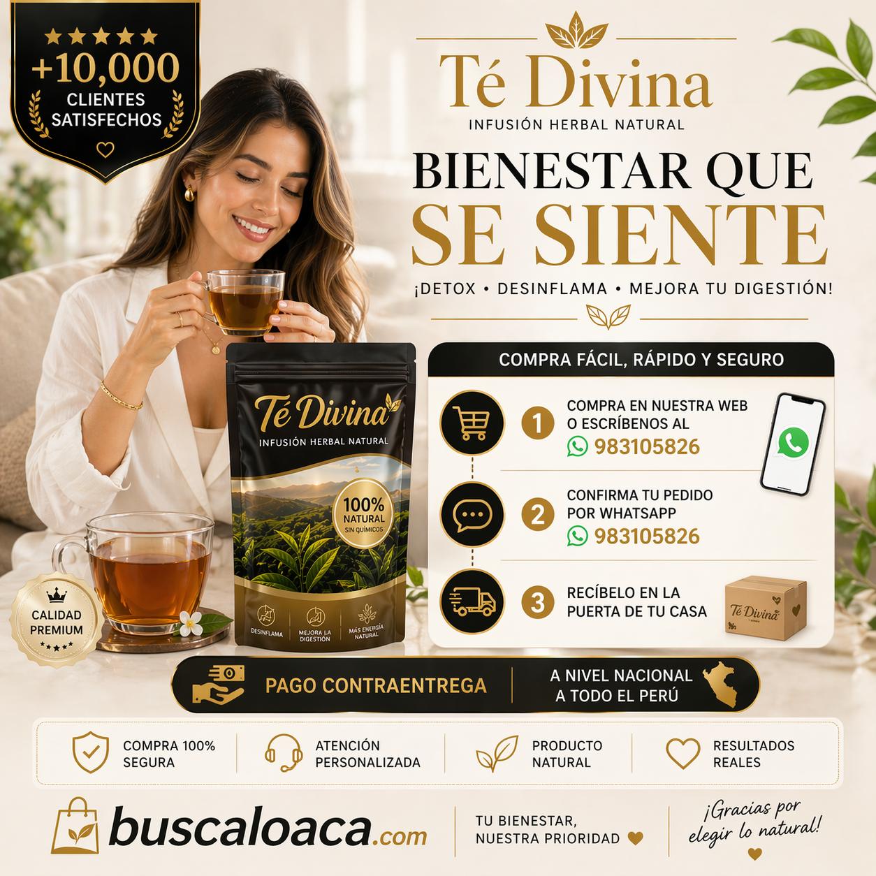 Té Divina ✨ Resultados visibles en pocos días