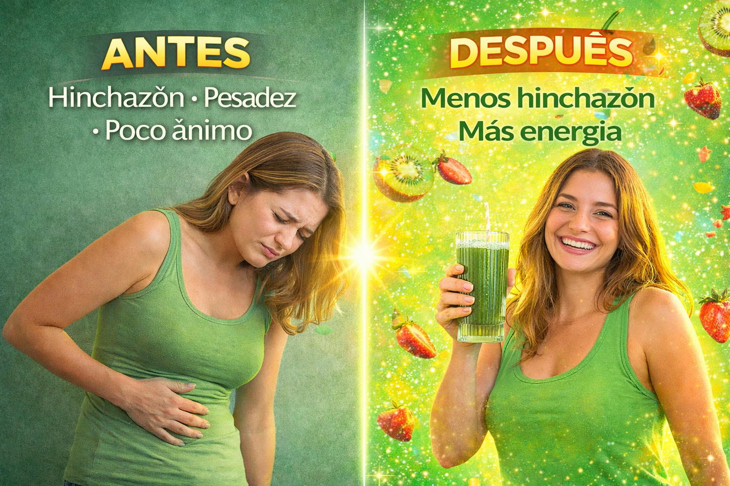 Bloom Greens Premium Strawberry Kiwi – Energía, Digestión y Resultados Reales🍓🥝