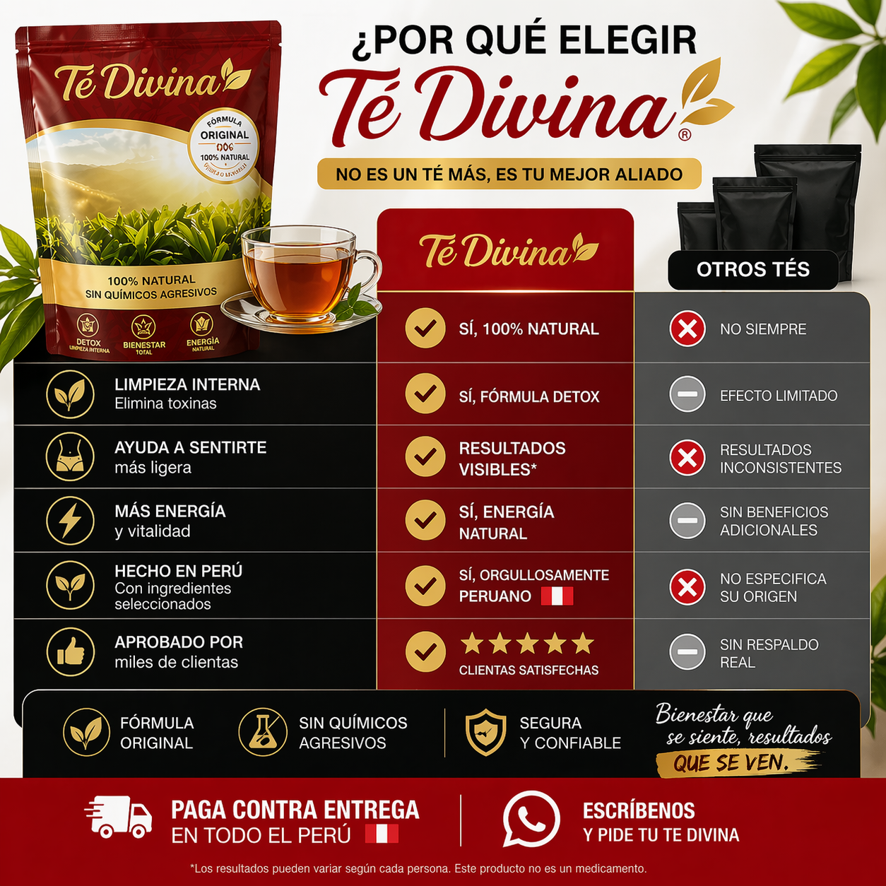 Té Divina ✨ Resultados visibles en pocos días