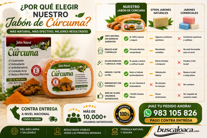 Jabón Cúrcuma ¿Cansado de probar productos que no funcionan?
