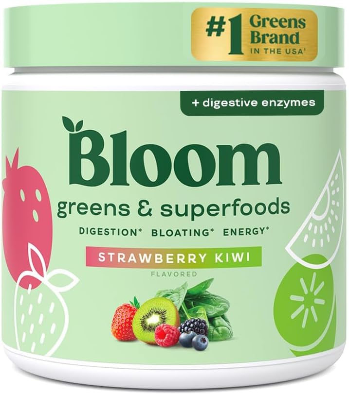 Bloom Greens Premium Strawberry Kiwi – Energía, Digestión y Resultados Reales🍓🥝