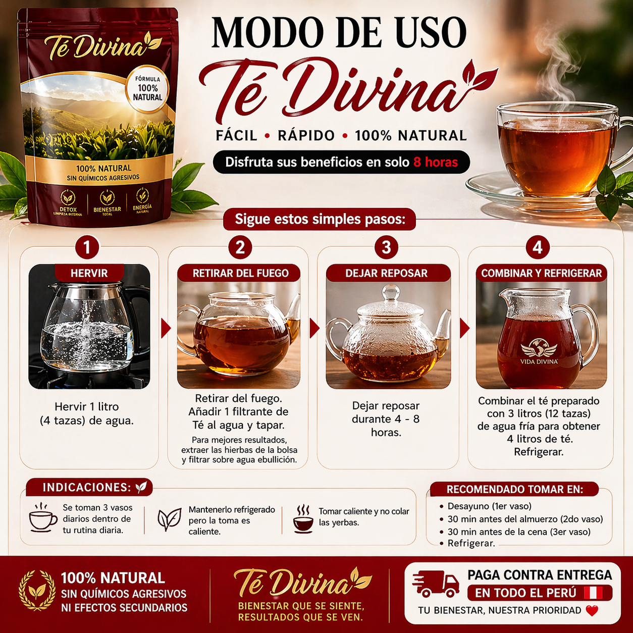 Té Divina ✨ Resultados visibles en pocos días