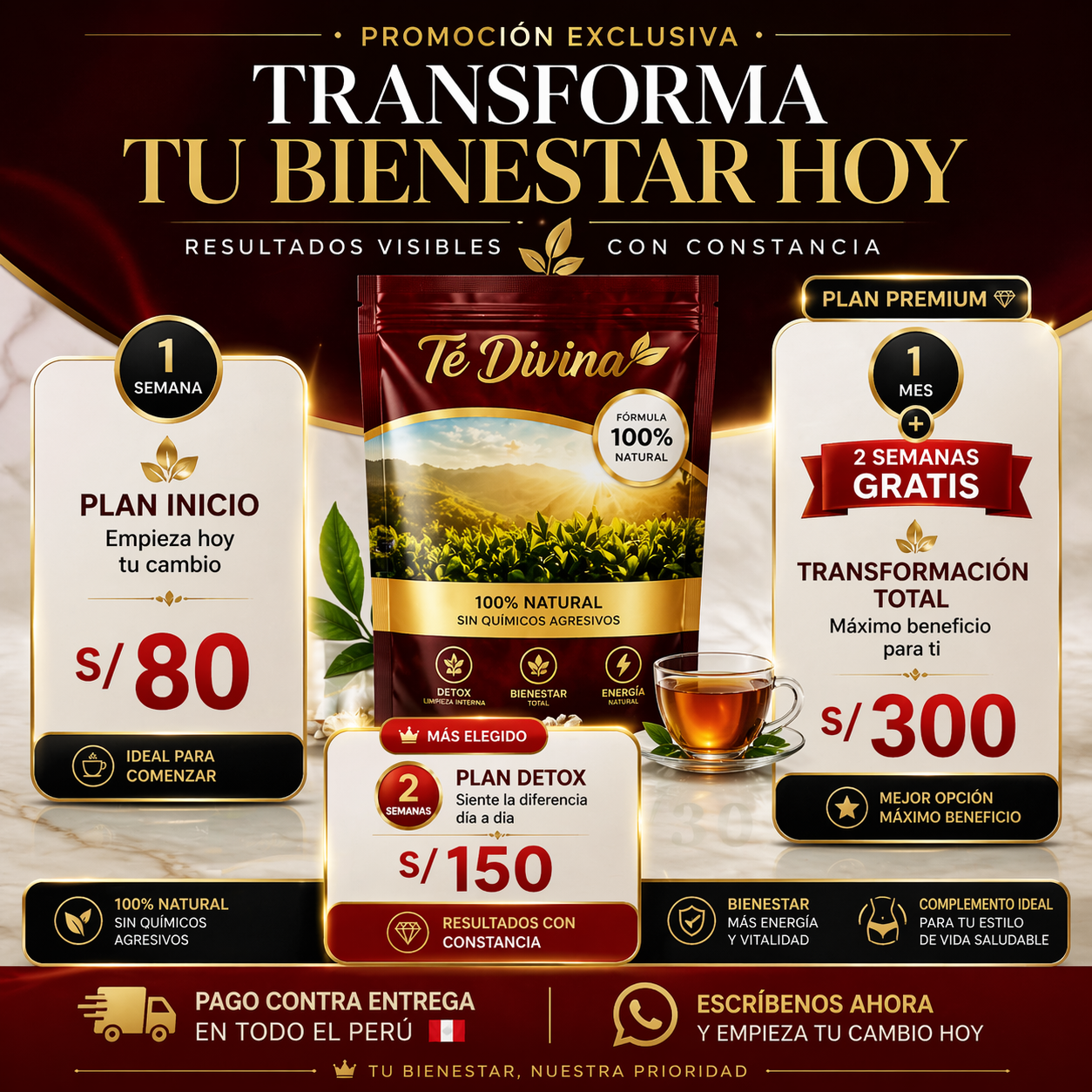 Té Divina ✨ Resultados visibles en pocos días