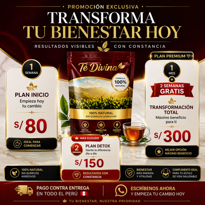Té Divina ✨ Resultados visibles en pocos días